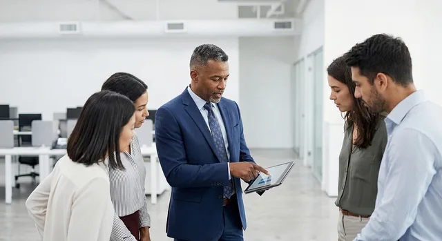 company, team, collaboration, office, meeting, technology, tablet, diverse, professionals, leadership, presentation, data, teamwork, modern, communication, strategy, innovation, group, workplace, accompaniment, ai generated. When to run one sales enablement channel strategy instead of five